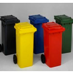 Plastic Garbage bins with wheels